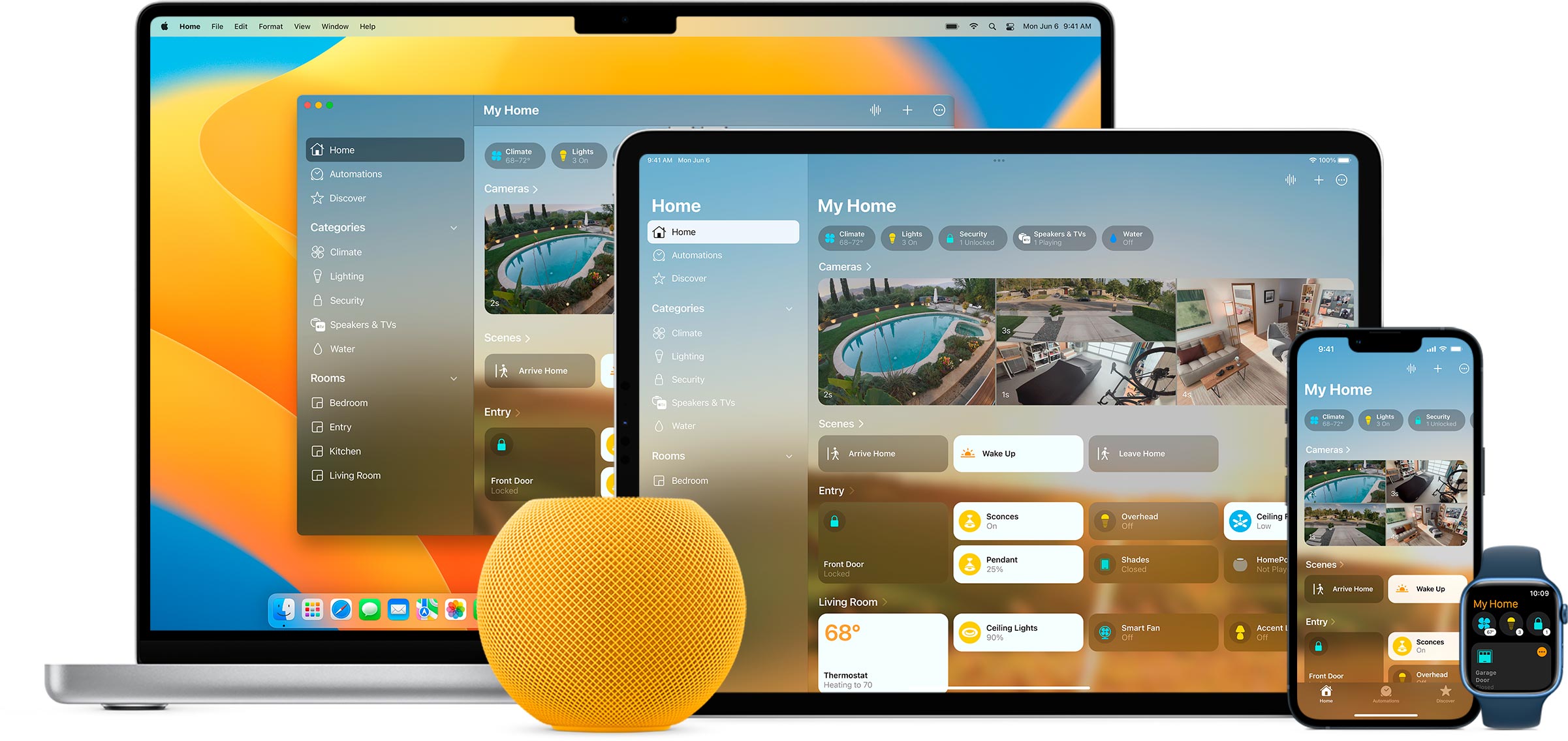 Приложение для управления умным домом от Apple